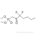 (3,3-difluoro-2-oxoheptyl) phosphonate de diméthyle CAS 50889-46-8